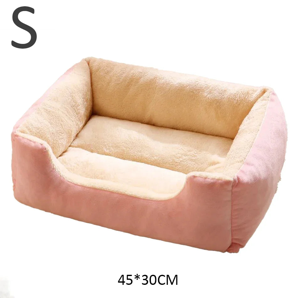 Breathable Plush Cat Bed