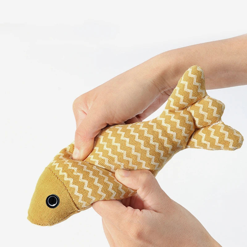 Interactive Fish Catnip Toy