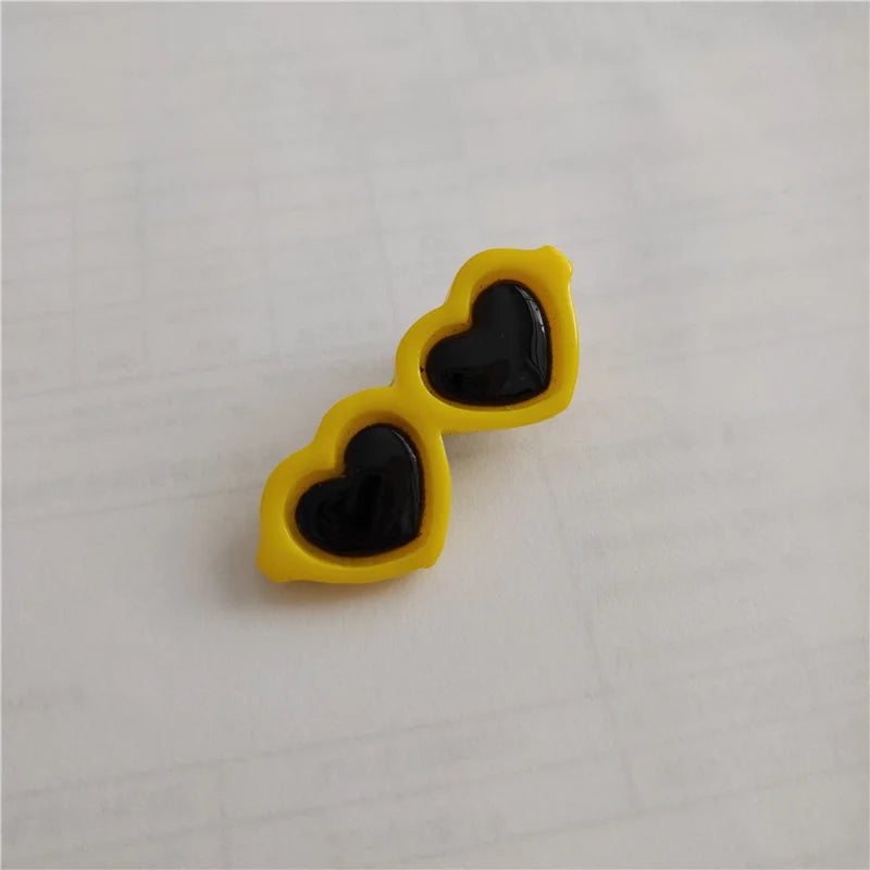 Heart Sunglasses Pet Hairpin