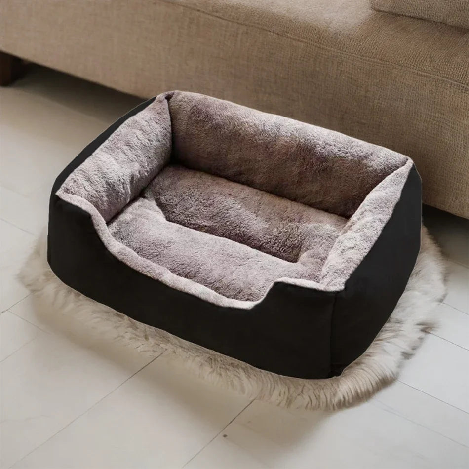 Breathable Plush Cat Bed
