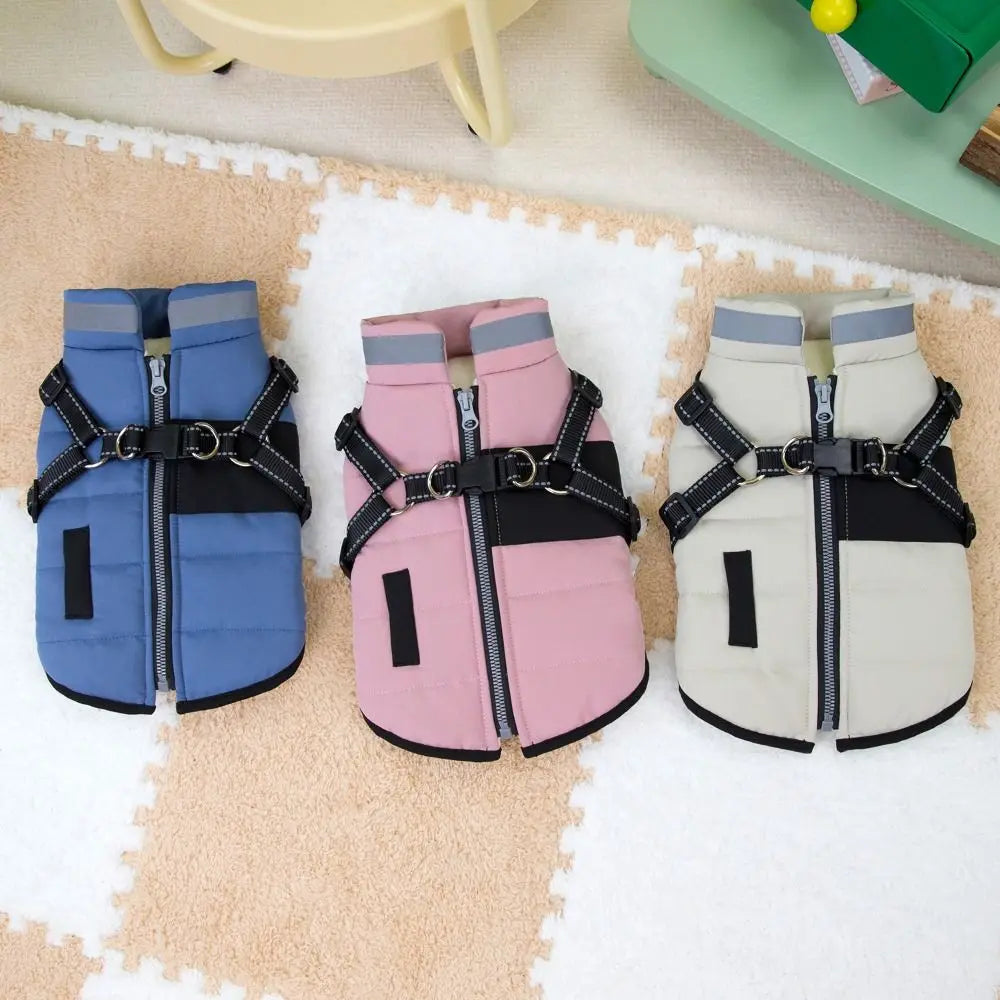 Windproof Harness Dog Jacket