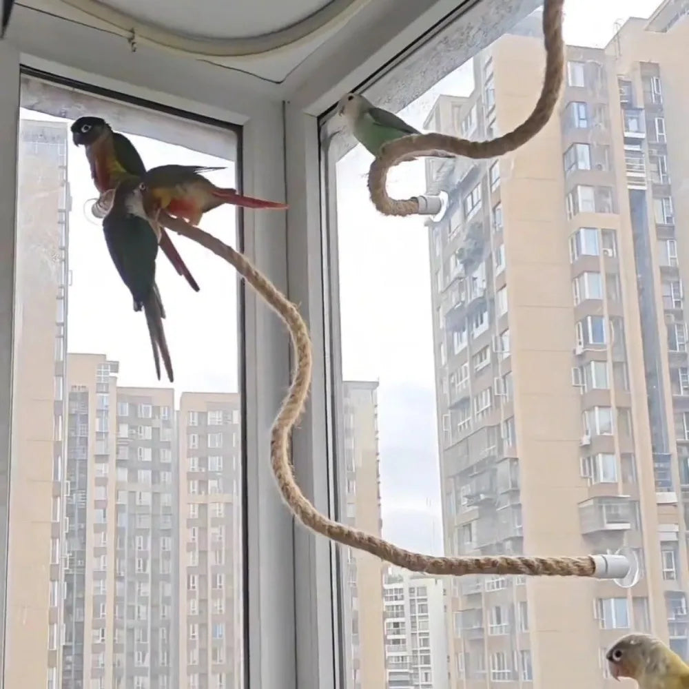 Bendable Linen Bird Perch