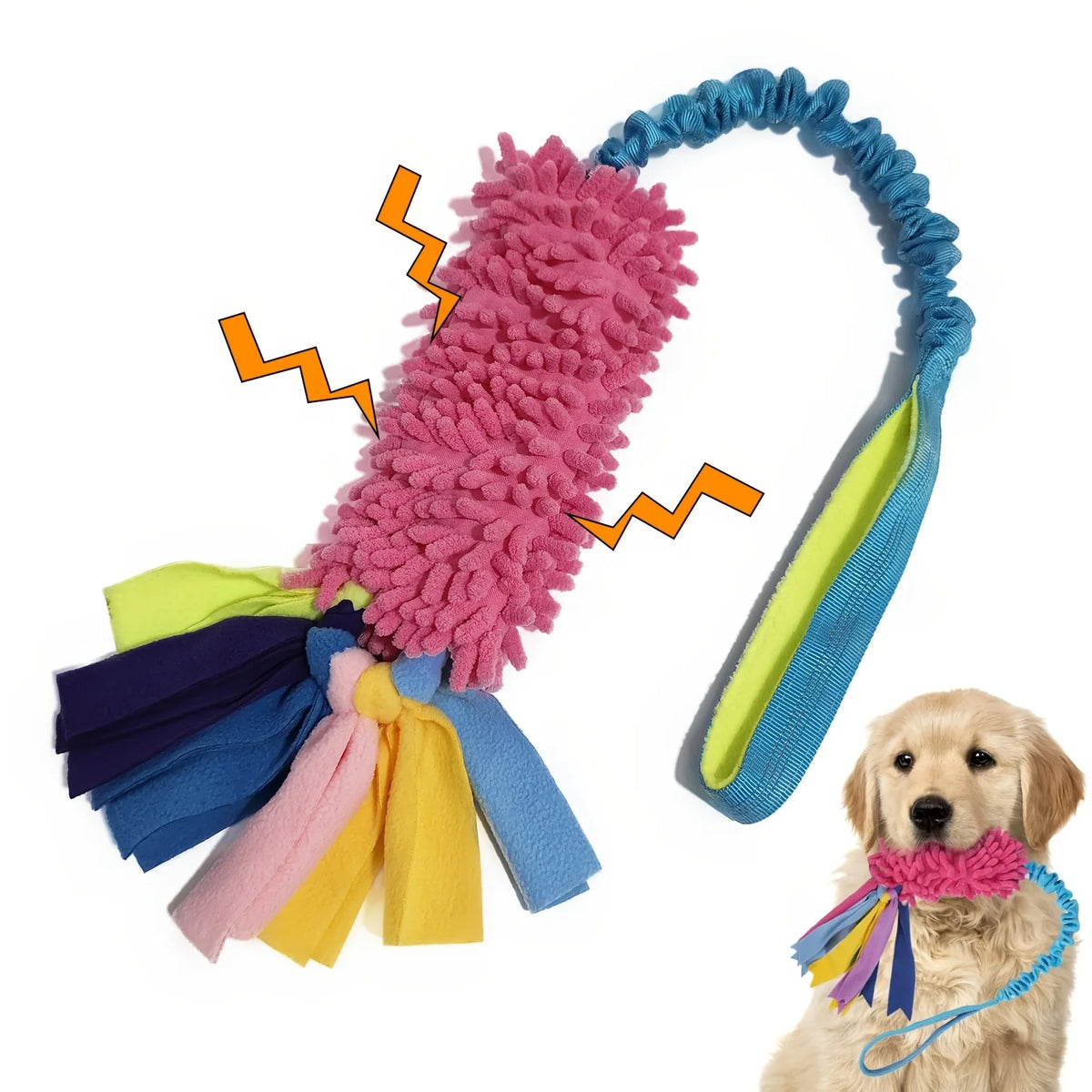 Plush Rope Chew Tug