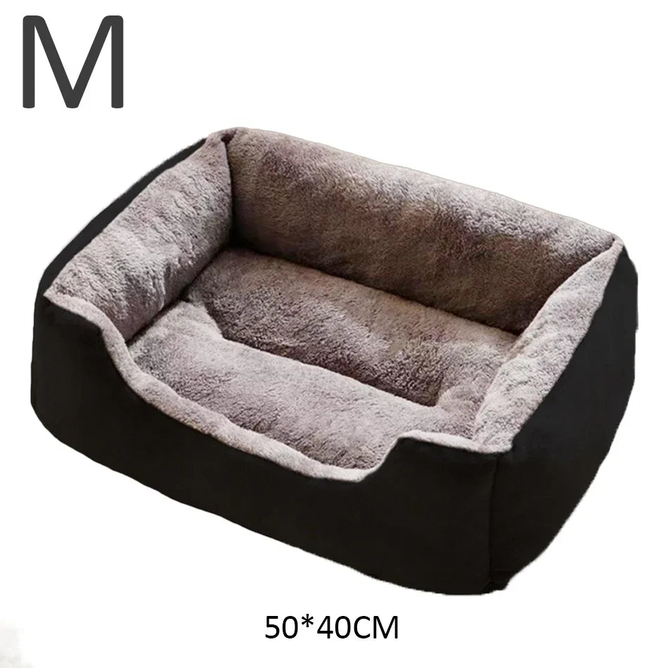 Breathable Plush Cat Bed