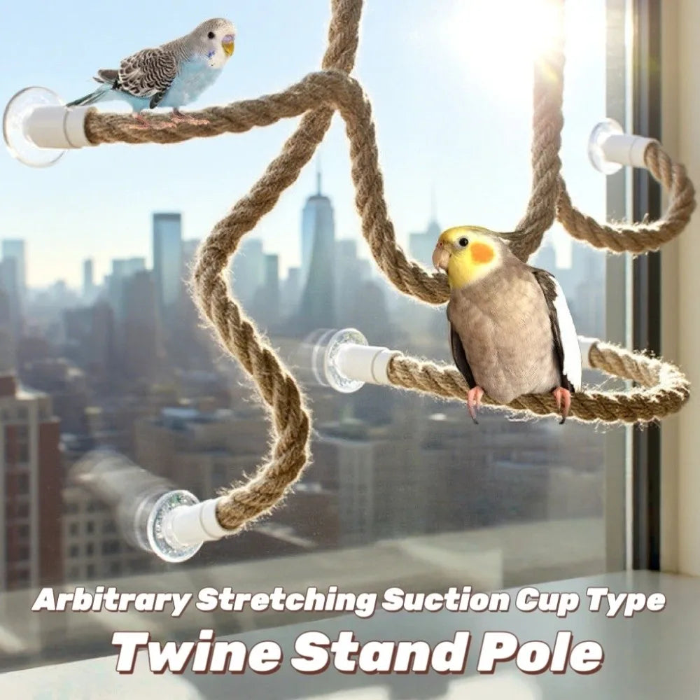 Bendable Linen Bird Perch