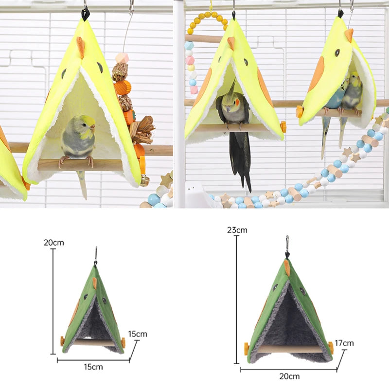 Soft Plush Bird Hammock