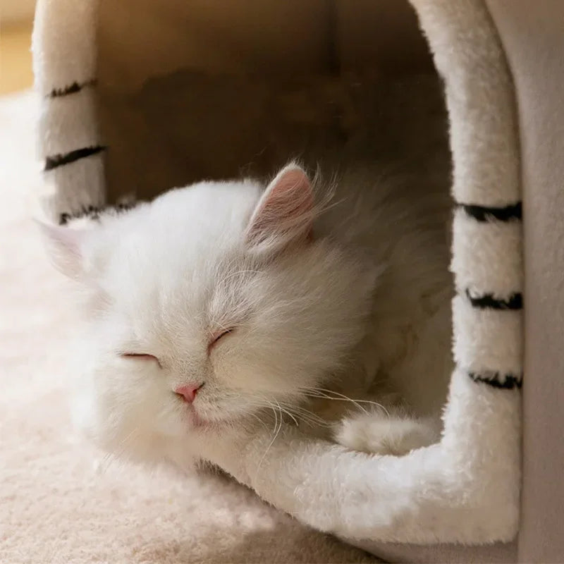 Foldable Coral Fleece Bed