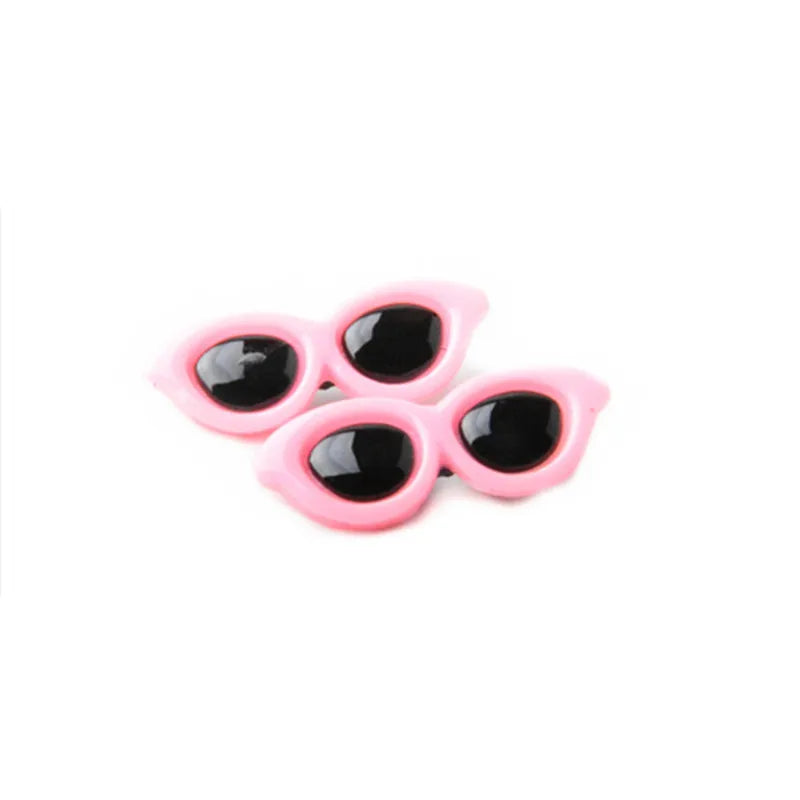 Heart Sunglasses Pet Hairpin