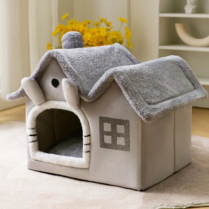 Foldable Coral Fleece Bed