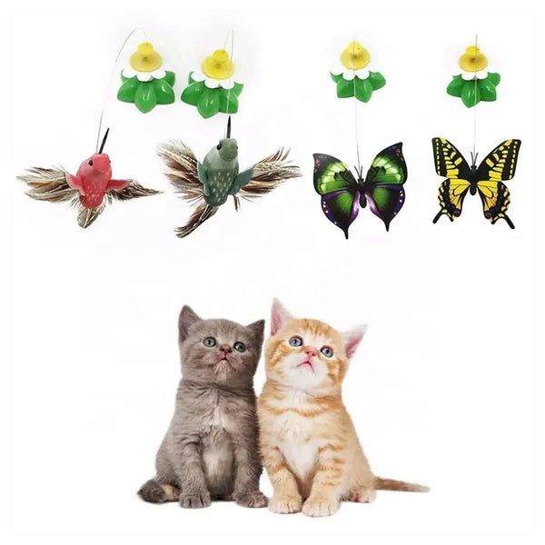 Rotating Butterfly Cat Toy
