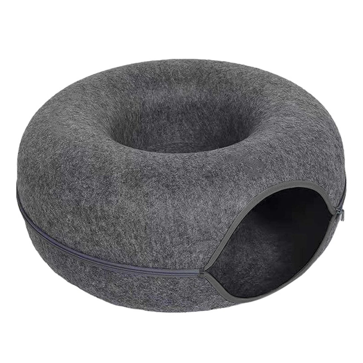 Felt Donut Cat Tunnel