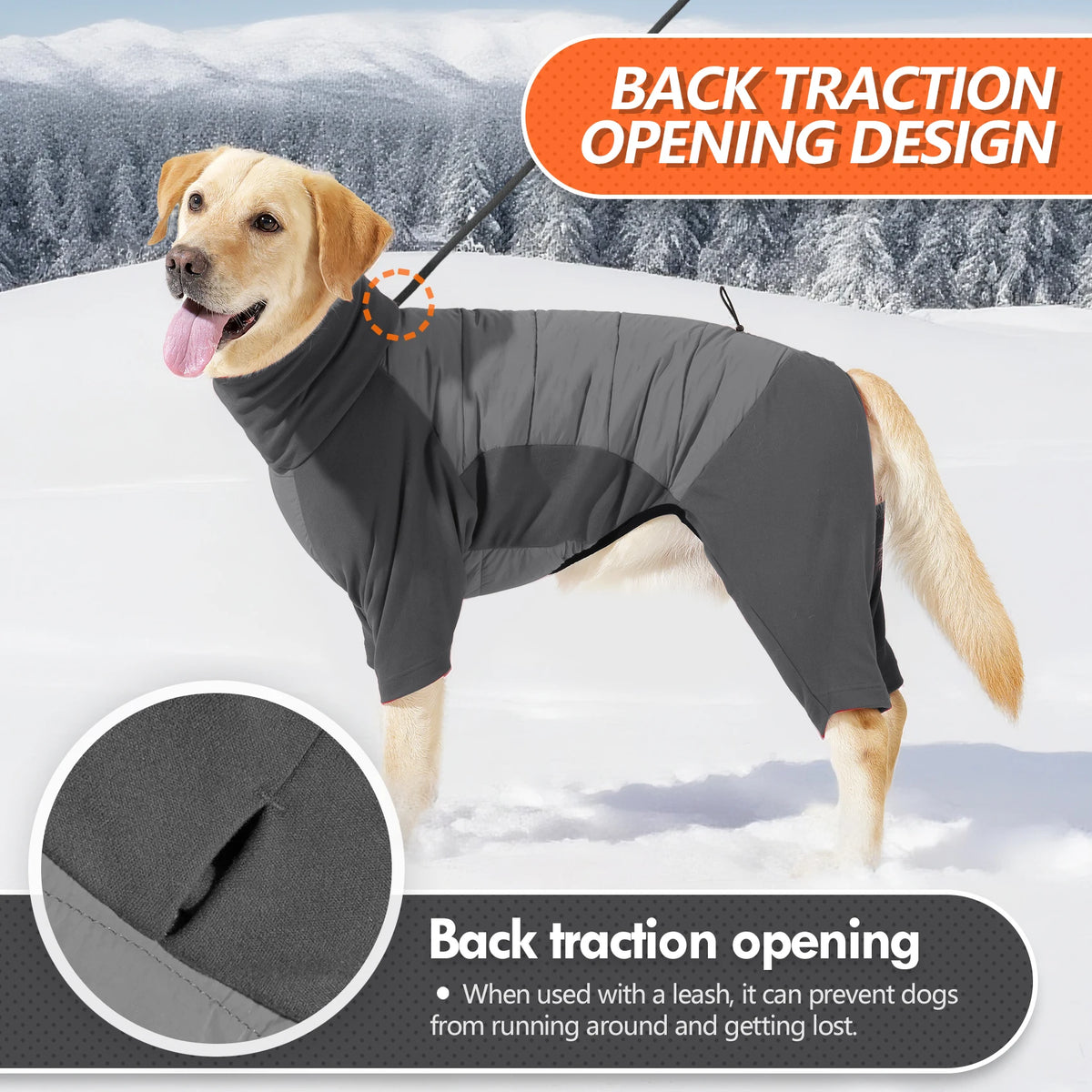 Windproof Fullbody Dog Coat