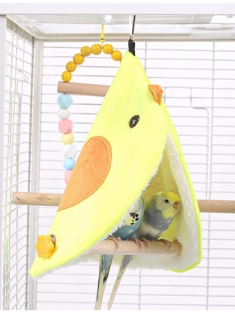 Soft Plush Bird Hammock