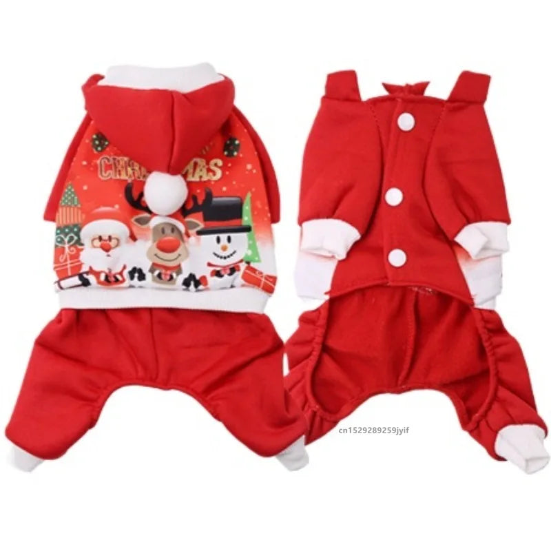 Santa Holiday Pet Costume