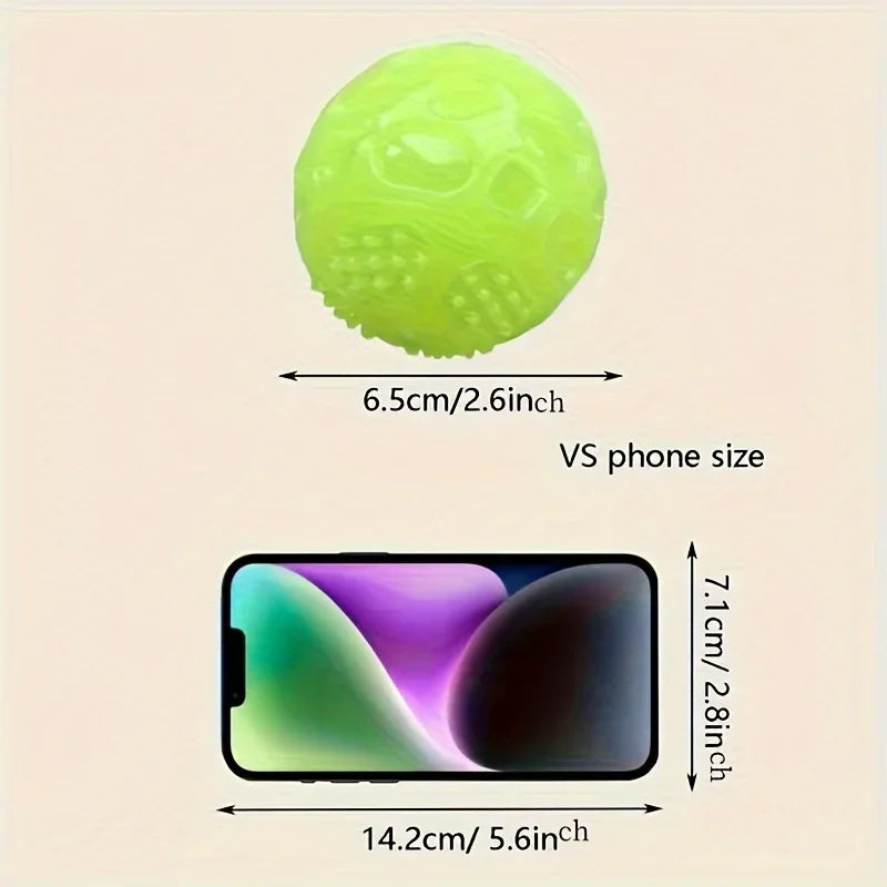 Glow Squeaky Chew Ball