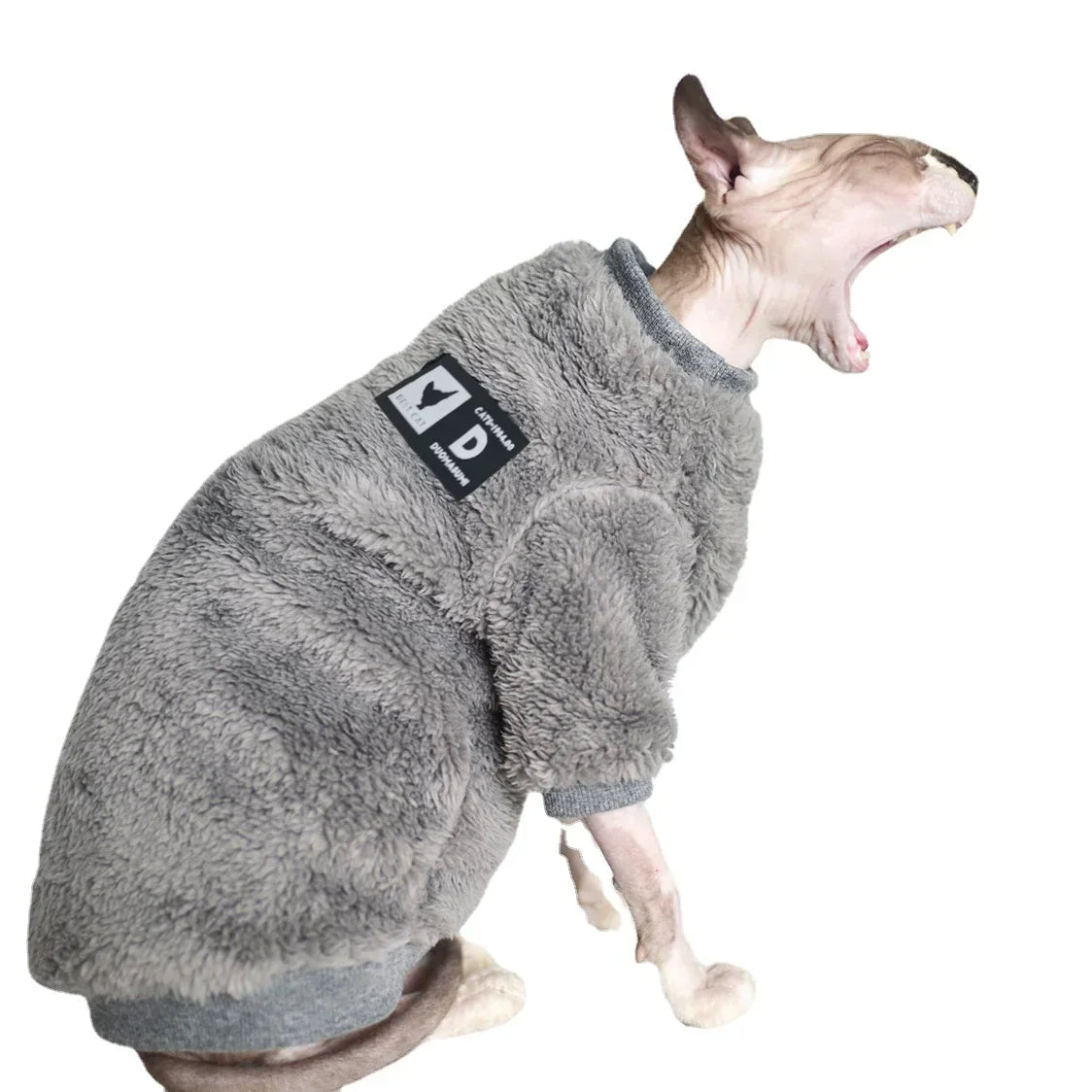 Fluffy Sphynx Winter Jacket