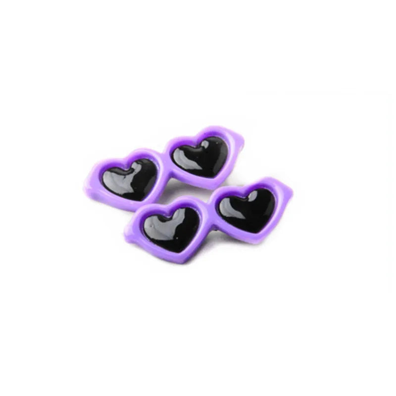Heart Sunglasses Pet Hairpin