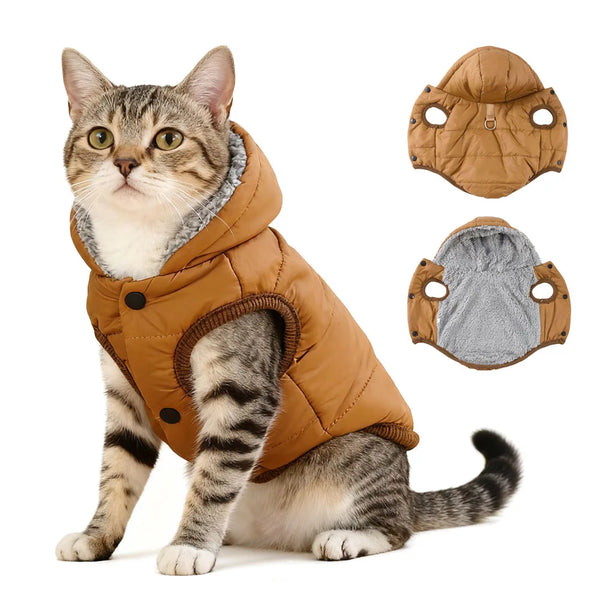 Windproof Fleece Pet Hoodie