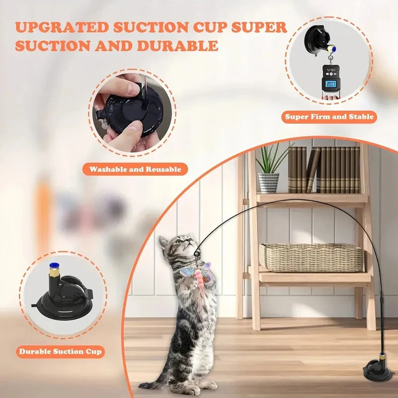 Suction Feather Cat Teaser