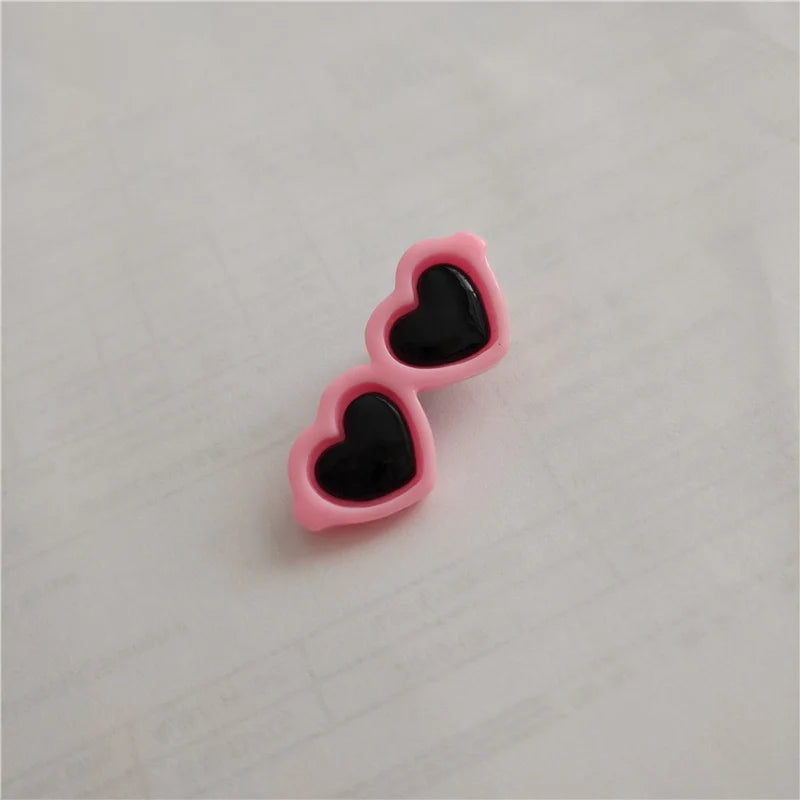 Heart Sunglasses Pet Hairpin