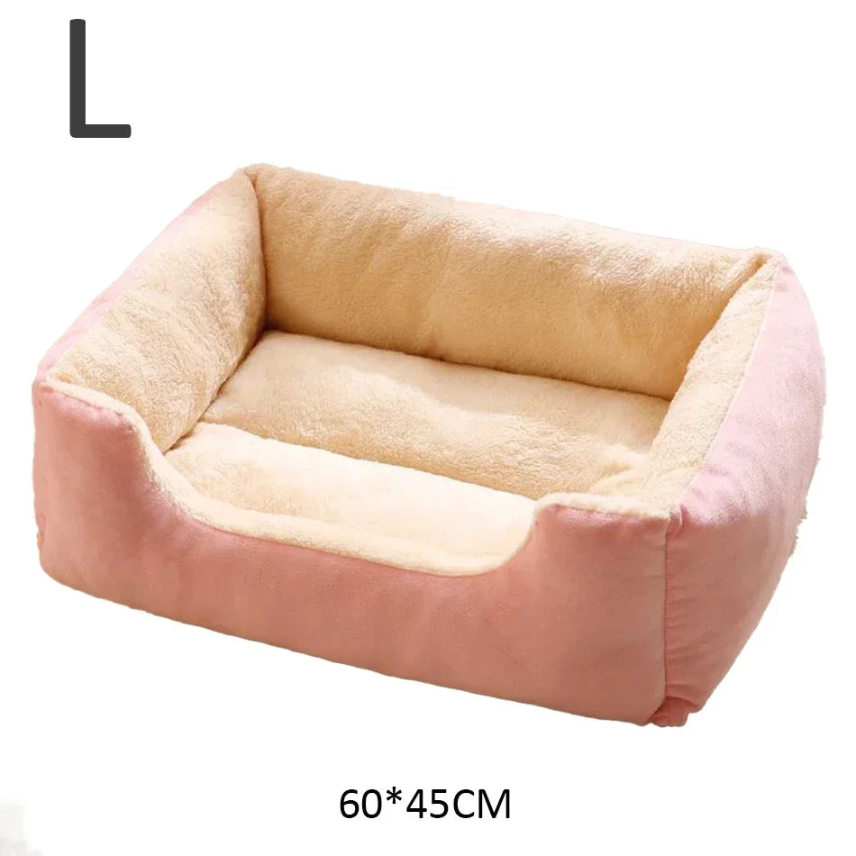 Breathable Plush Cat Bed