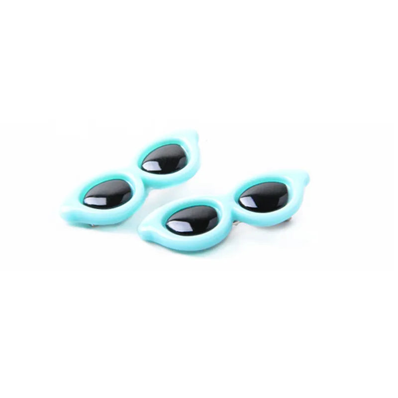 Heart Sunglasses Pet Hairpin