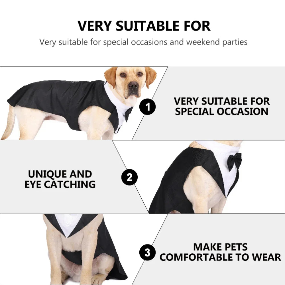 Formal Dog Tuxedo Shirt