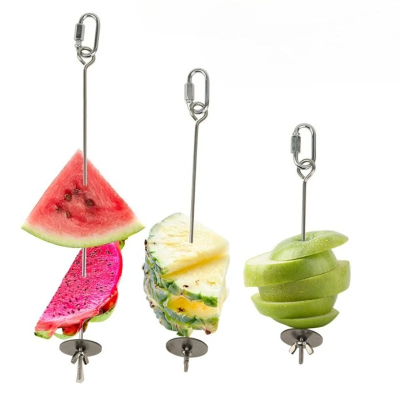 Stainless Steel Parrot Fruit Fork