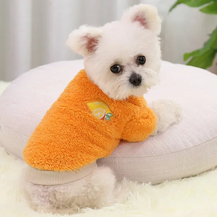 Fleece Puppy Hoodie Coat