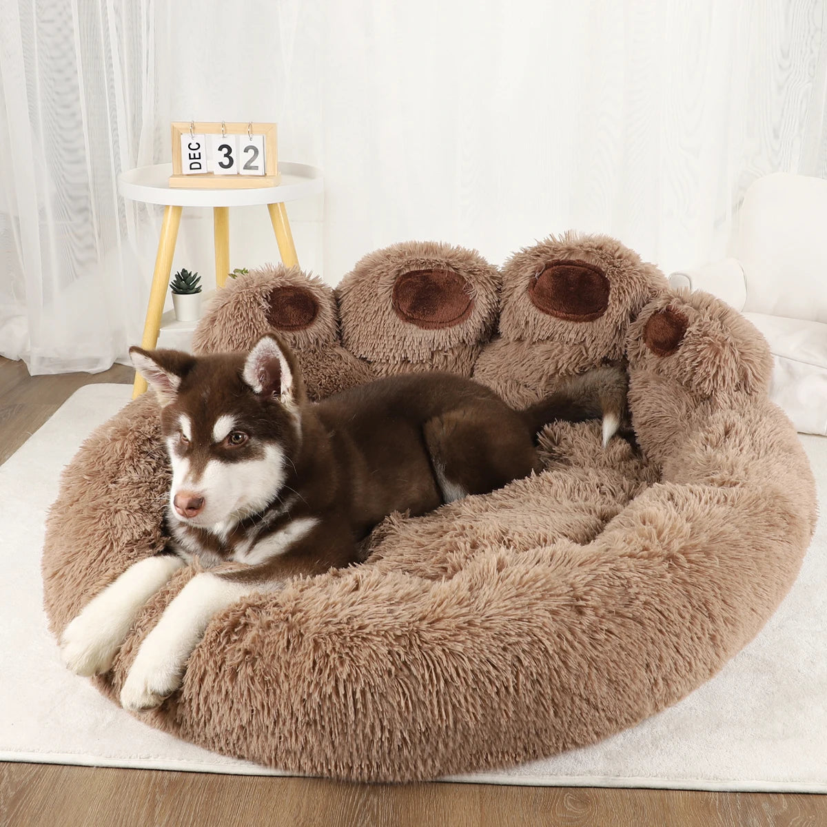 Warm Plush Dog Sofa
