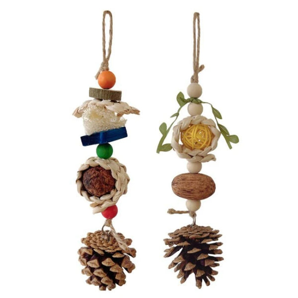Pinecone Rope Bird Chew Toy