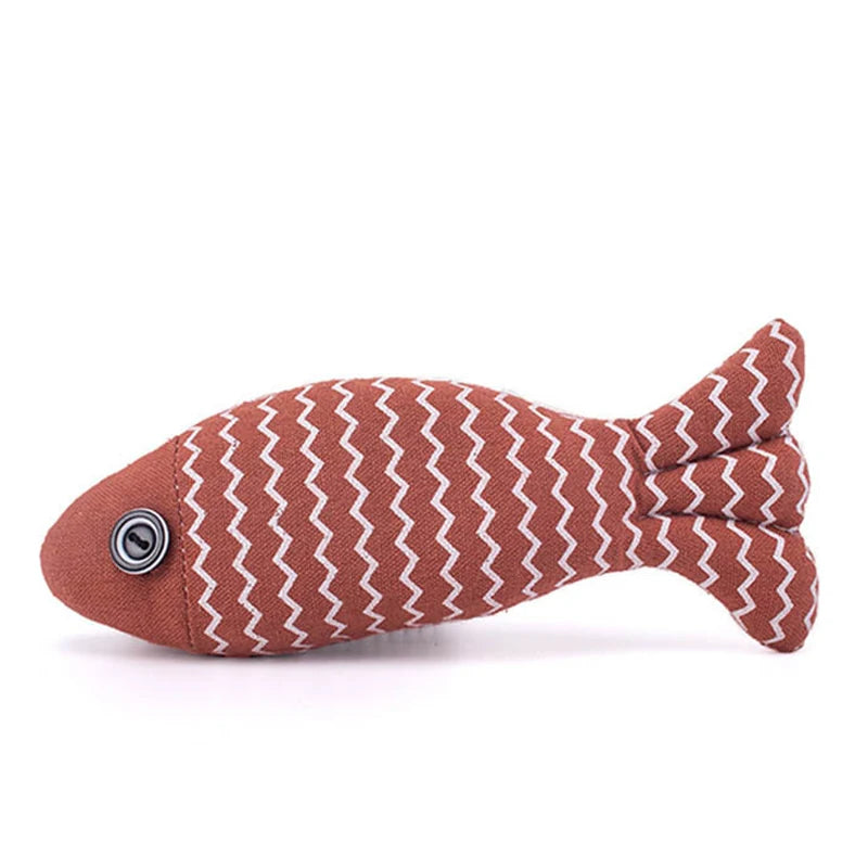 Interactive Fish Catnip Toy