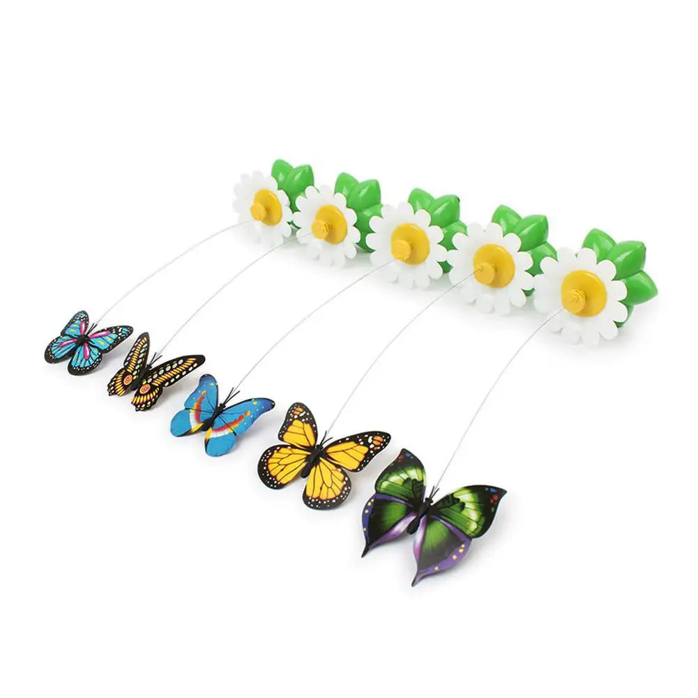 Rotating Butterfly Cat Toy