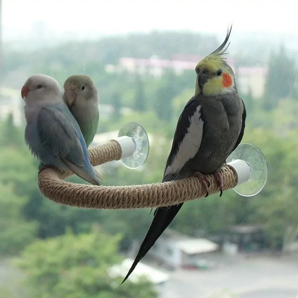 Bendable Linen Bird Perch