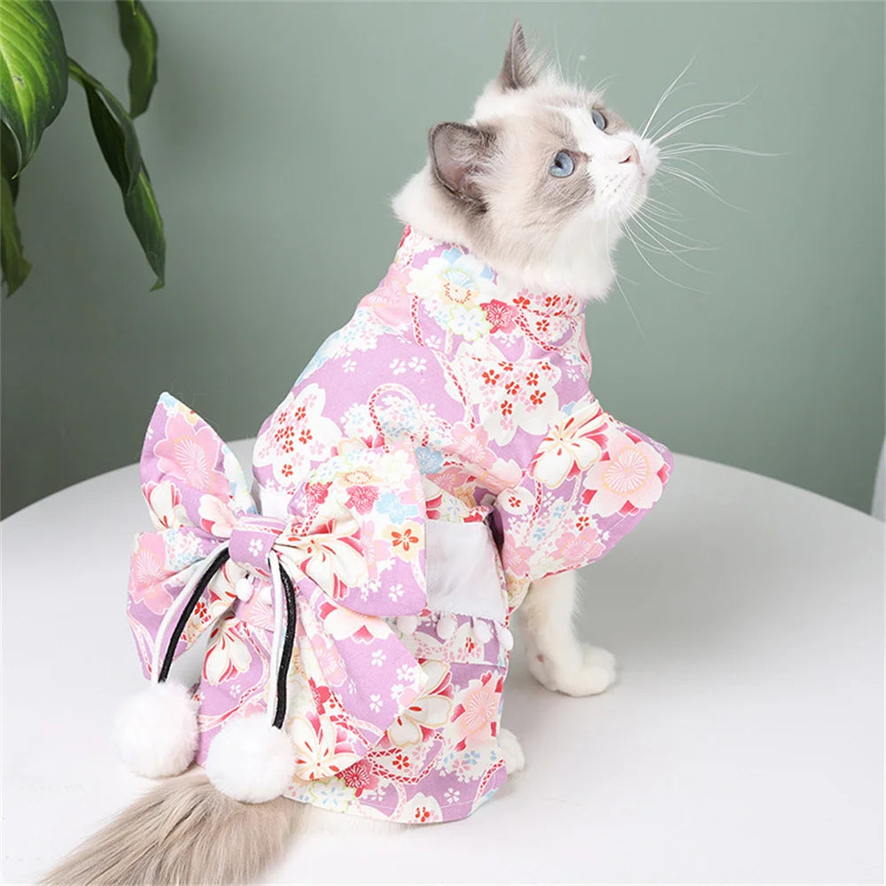 Japanese Bow Kimono Coat