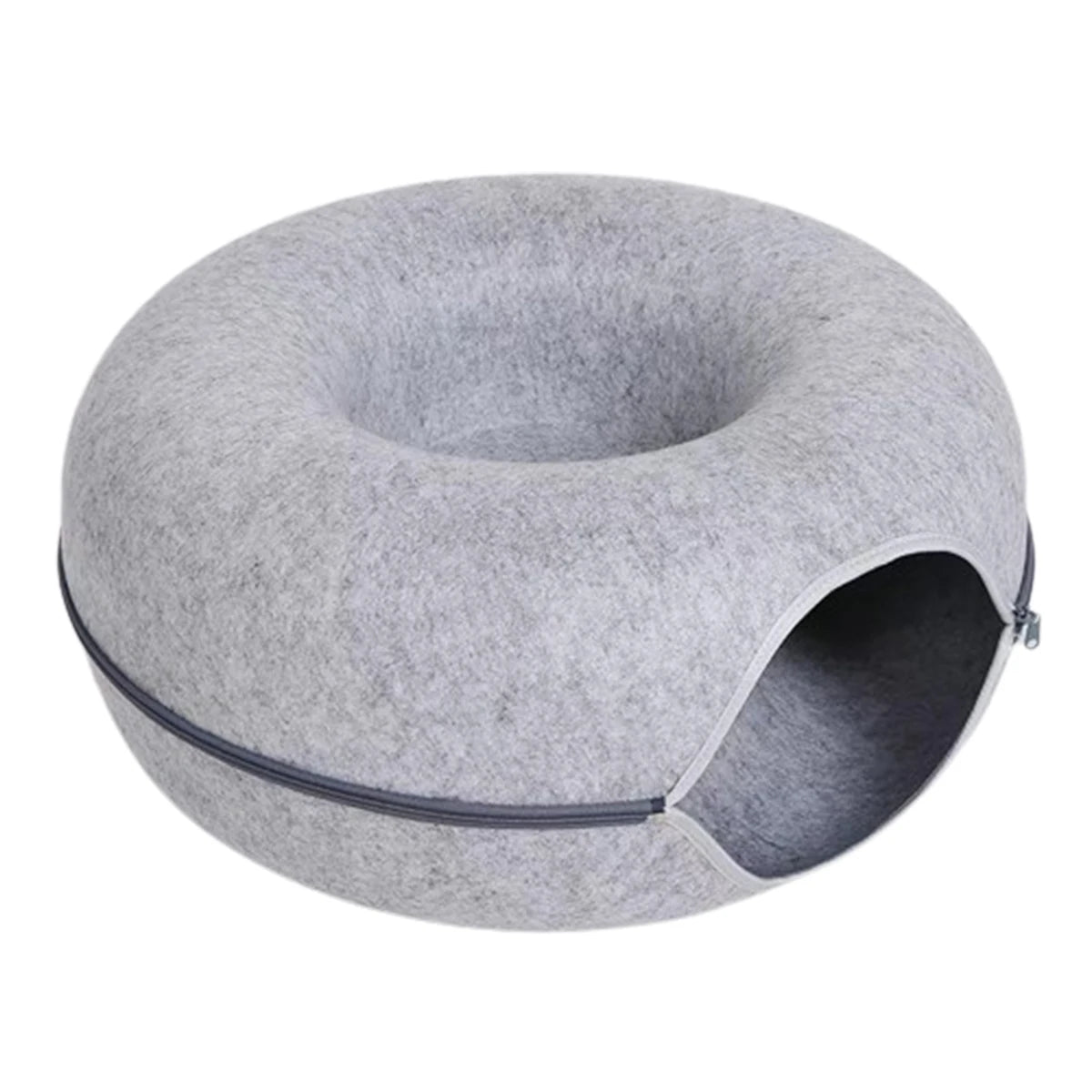 Felt Donut Cat Tunnel