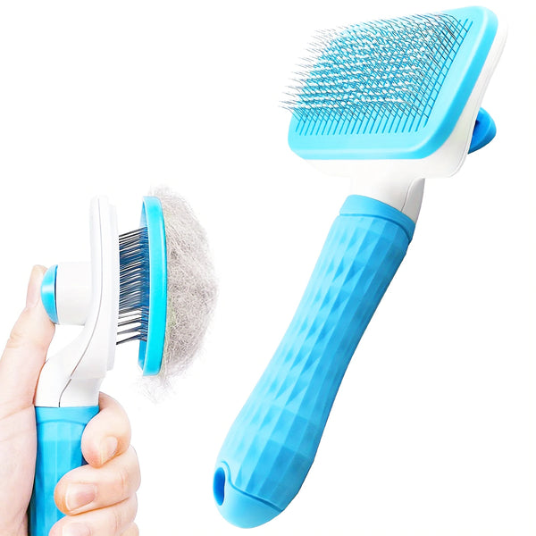 Self-Cleaning Pet Slicker Brush