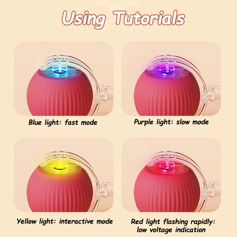 Rechargeable Rolling Cat Ball