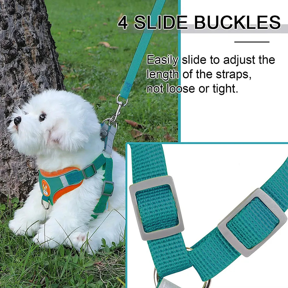 Reflective Step In Harness