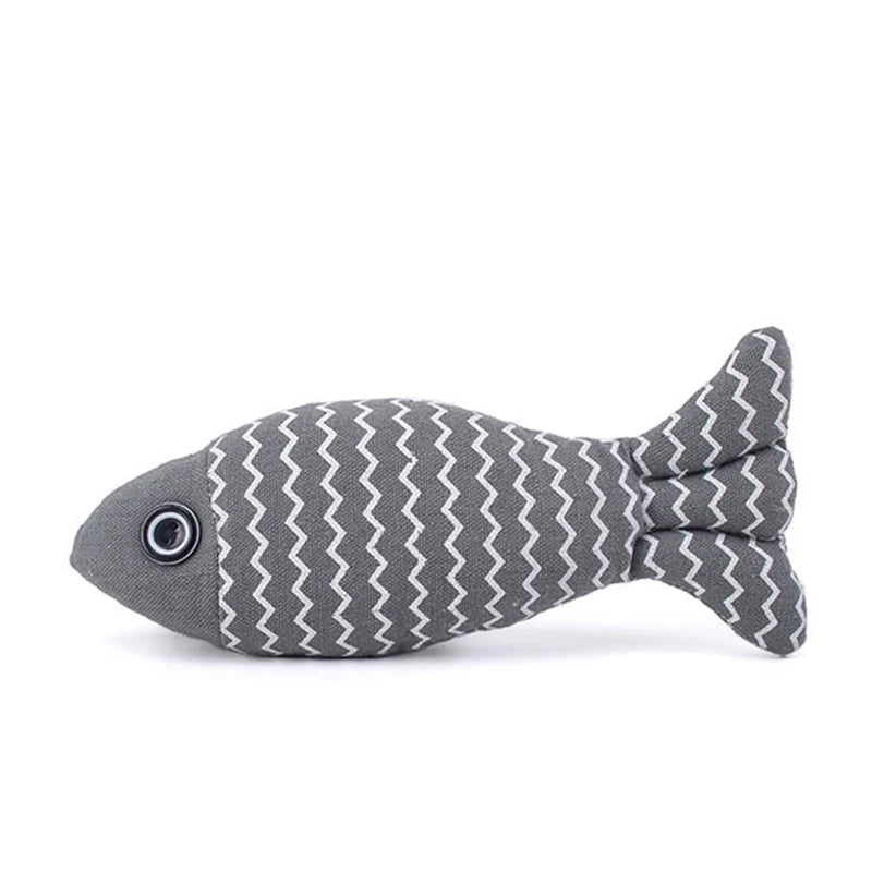 Interactive Fish Catnip Toy