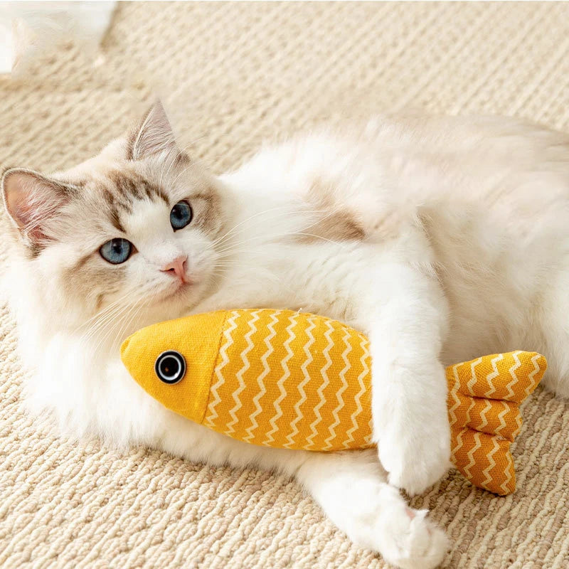 Interactive Fish Catnip Toy