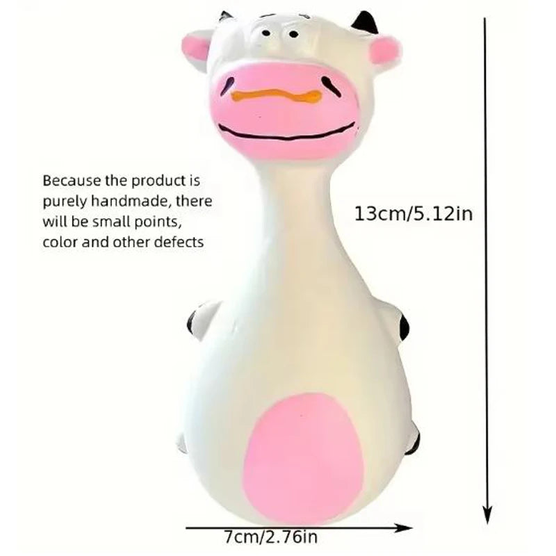 Squeaky Rubber Animal Chew