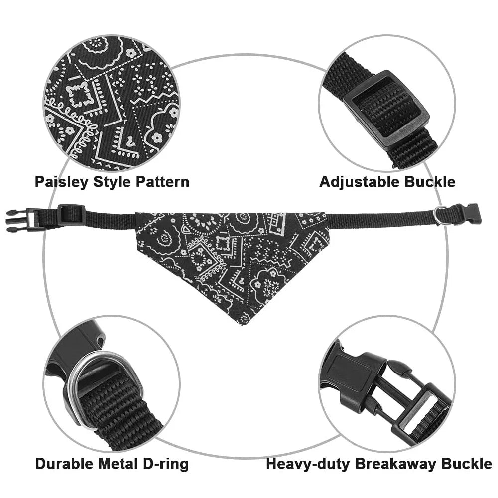 Adjustable Bandana Dog Collar