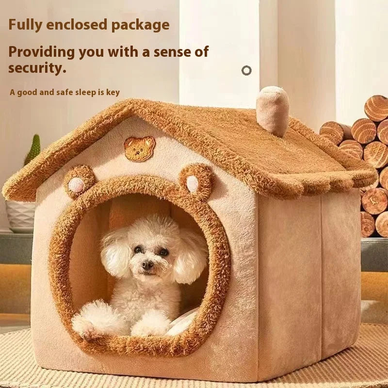 Washable House Pet Bed