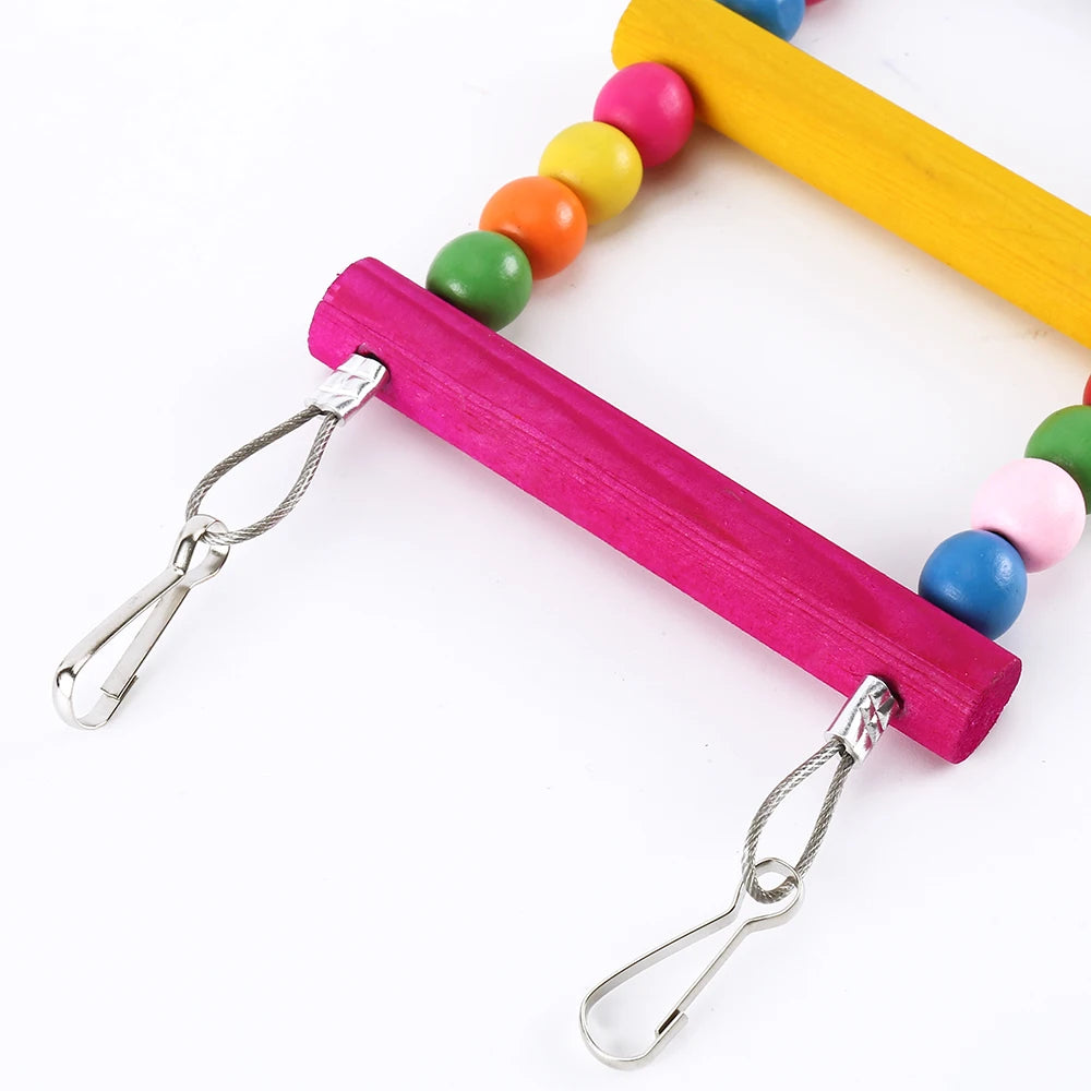 Colorful 12-Step Bird Ladder