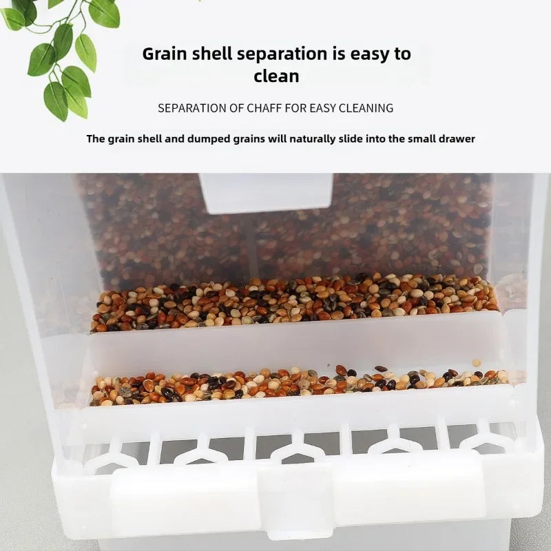 Anti-Splash Parakeet Feeder Box