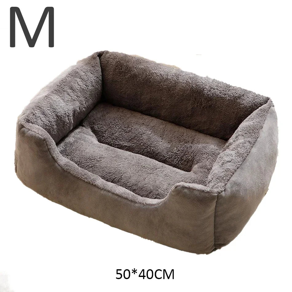 Breathable Plush Cat Bed