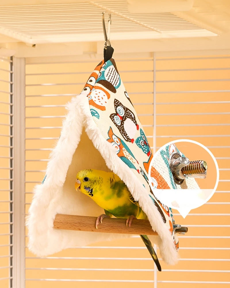 Soft Plush Bird Hammock
