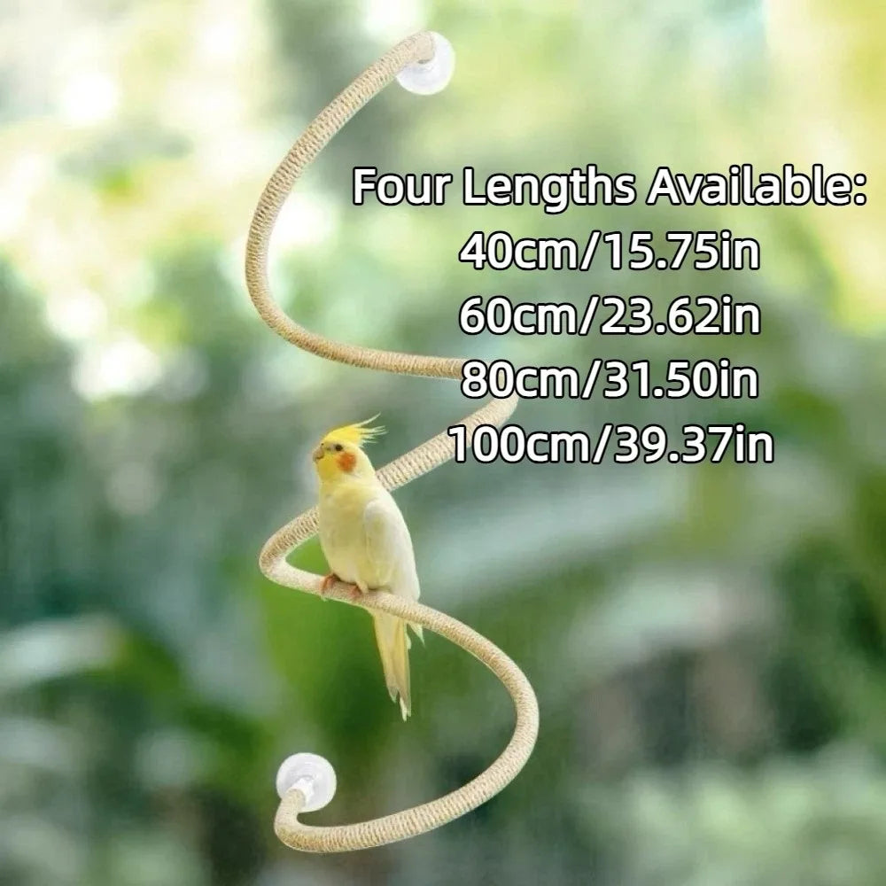 Bendable Linen Bird Perch