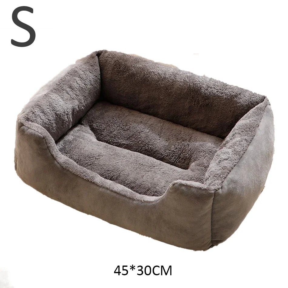 Breathable Plush Cat Bed